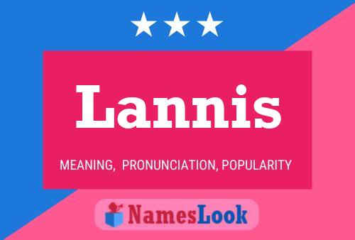 Póster del nombre Lannis