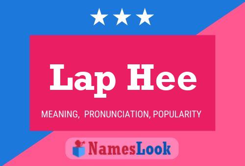 Póster del nombre Lap Hee