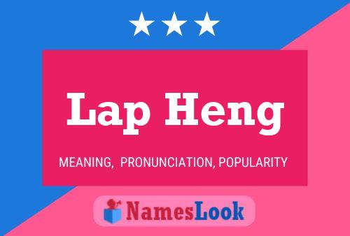 Póster del nombre Lap Heng