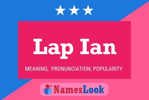 Póster del nombre Lap Ian