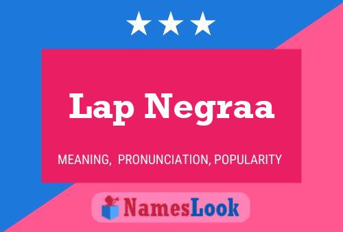 Póster del nombre Lap Negraa