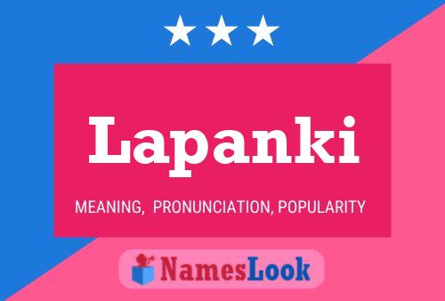 Póster del nombre Lapanki