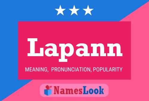 Póster del nombre Lapann