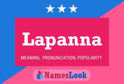 Póster del nombre Lapanna