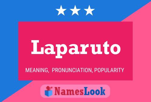 Póster del nombre Laparuto