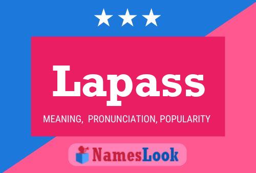 Póster del nombre Lapass