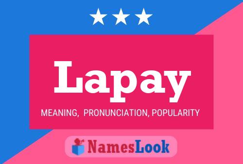 Póster del nombre Lapay