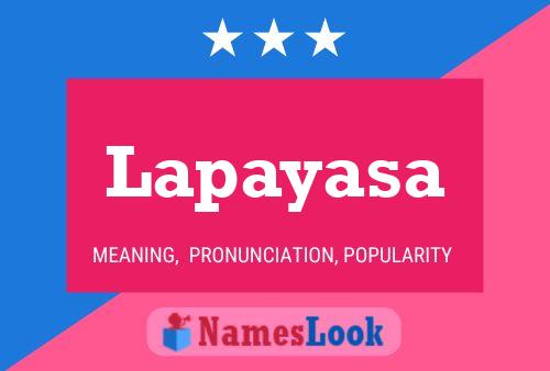 Póster del nombre Lapayasa