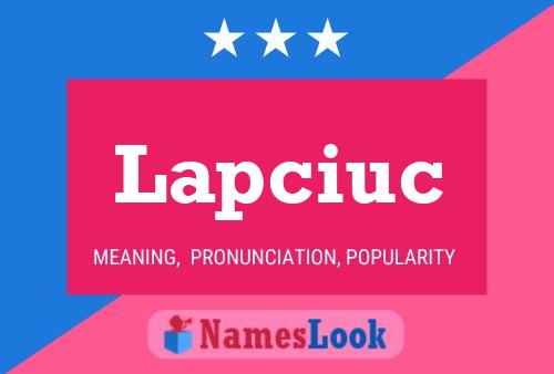 Póster del nombre Lapciuc