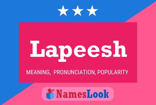 Póster del nombre Lapeesh