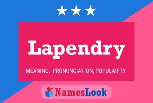 Póster del nombre Lapendry