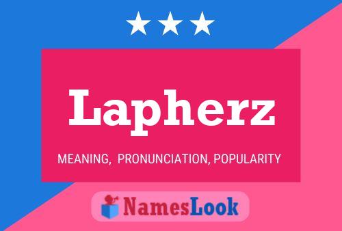 Póster del nombre Lapherz