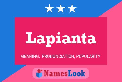 Póster del nombre Lapianta