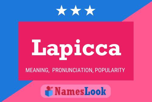 Póster del nombre Lapicca