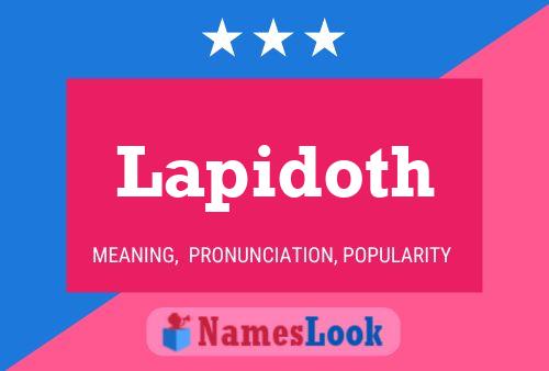 Póster del nombre Lapidoth