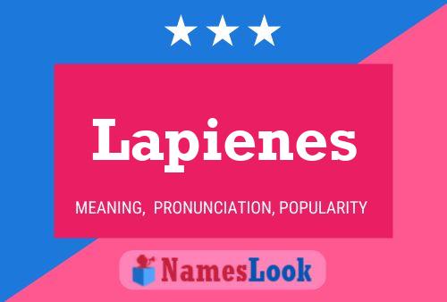 Póster del nombre Lapienes