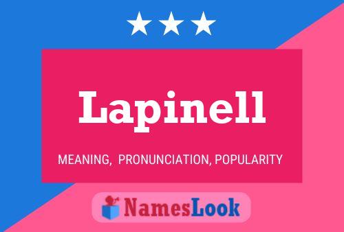 Póster del nombre Lapinell