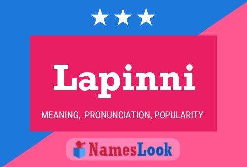 Póster del nombre Lapinni