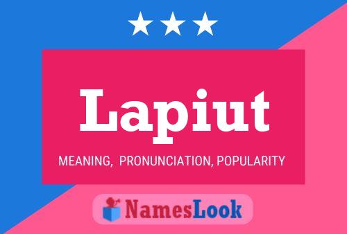 Póster del nombre Lapiut