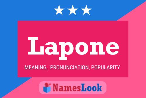 Póster del nombre Lapone