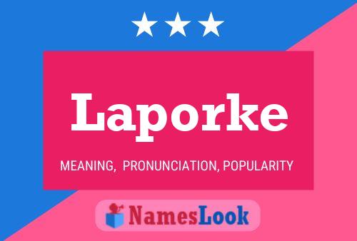 Póster del nombre Laporke