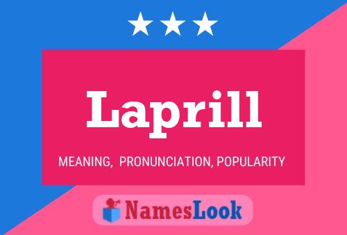 Póster del nombre Laprill