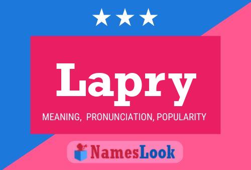 Póster del nombre Lapry