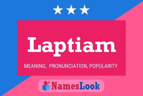 Póster del nombre Laptiam