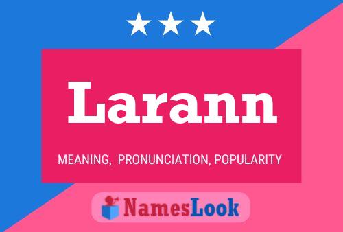 Póster del nombre Larann