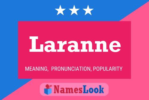 Póster del nombre Laranne