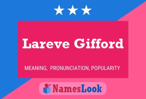 Póster del nombre Lareve Gifford