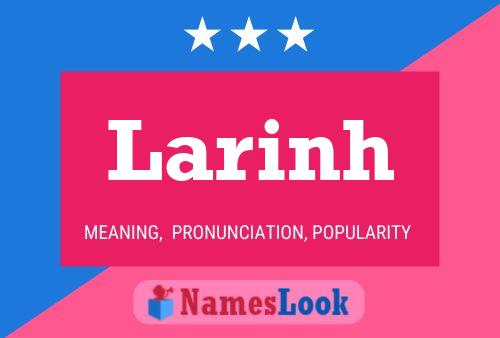 Póster del nombre Larinh