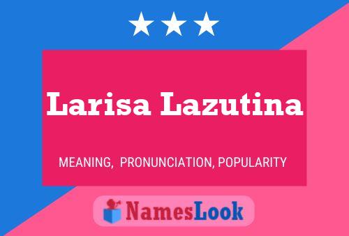 Póster del nombre Larisa Lazutina