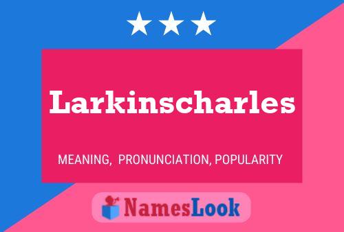 Póster del nombre Larkinscharles