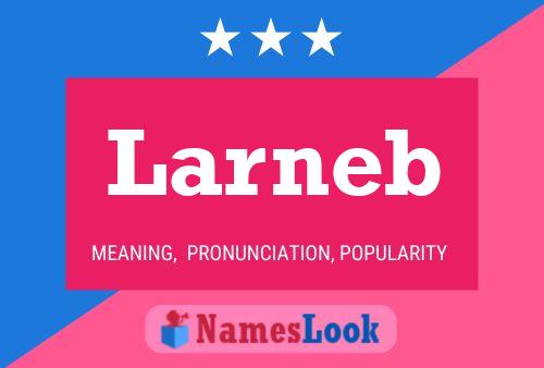 Póster del nombre Larneb