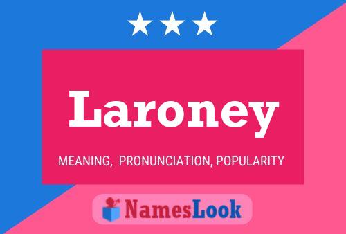 Póster del nombre Laroney