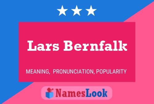 Póster del nombre Lars Bernfalk