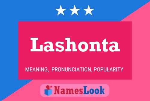 Póster del nombre Lashonta