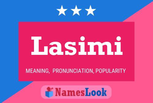 Póster del nombre Lasimi