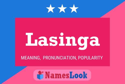 Póster del nombre Lasinga