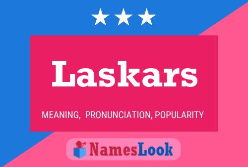 Póster del nombre Laskars