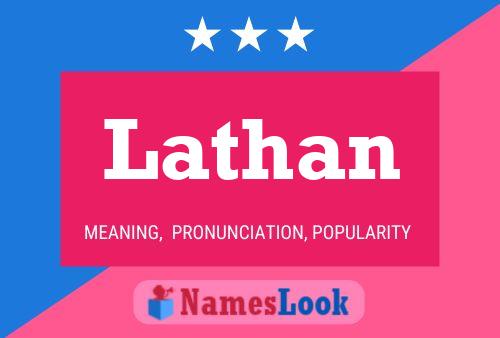 Póster del nombre Lathan