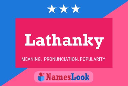 Póster del nombre Lathanky