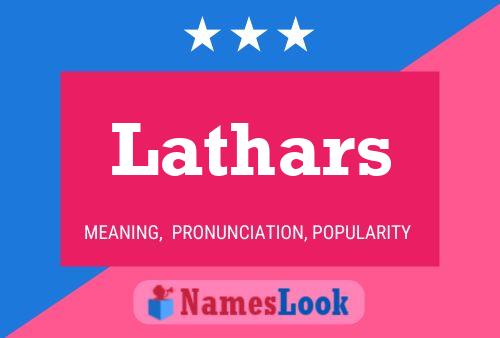 Póster del nombre Lathars