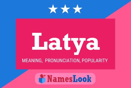 Póster del nombre Latya