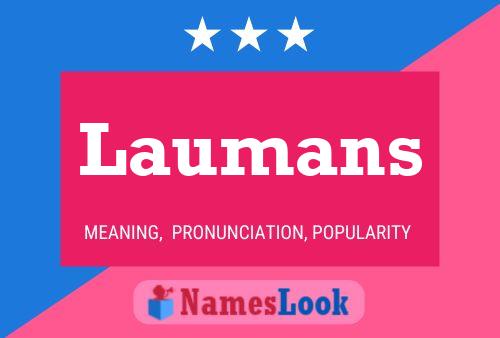 Póster del nombre Laumans