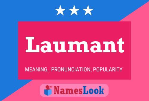 Póster del nombre Laumant