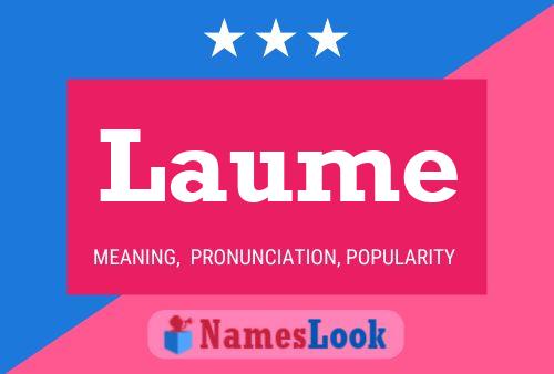 Póster del nombre Laume