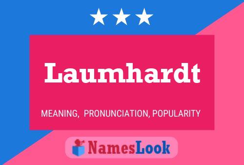 Póster del nombre Laumhardt