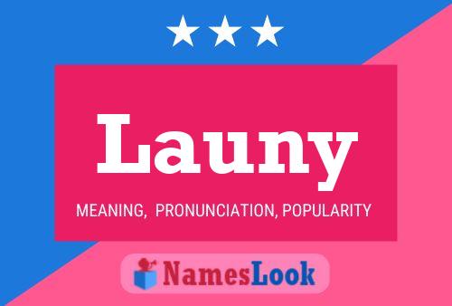 Póster del nombre Launy